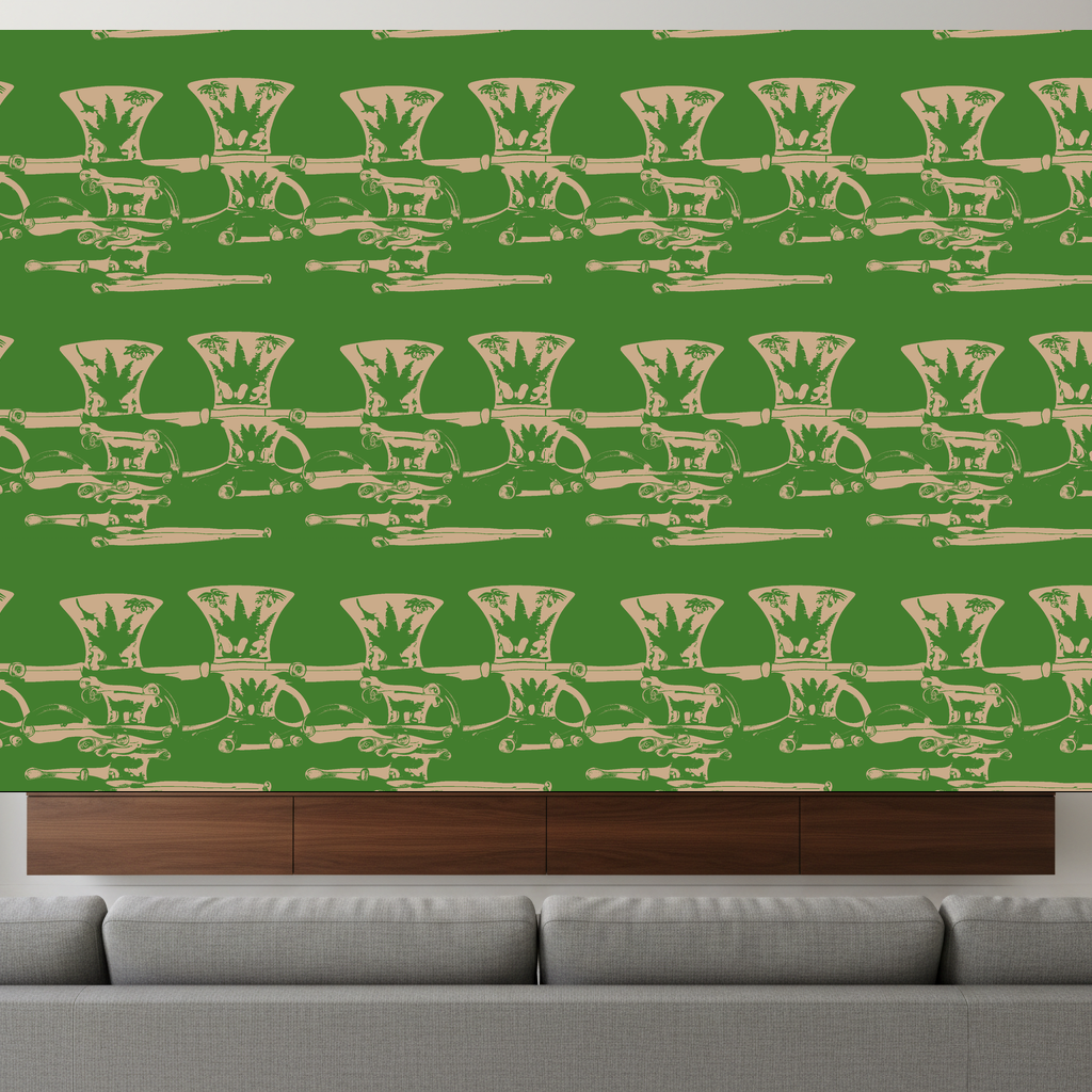 Lemurs Saunter in Sage — residential