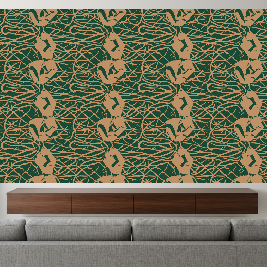 Lemurs Spree in Apricot — residential