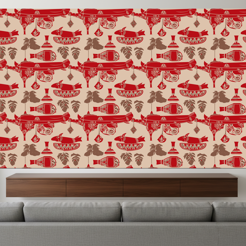 Macaws Toast in Apricot — residential