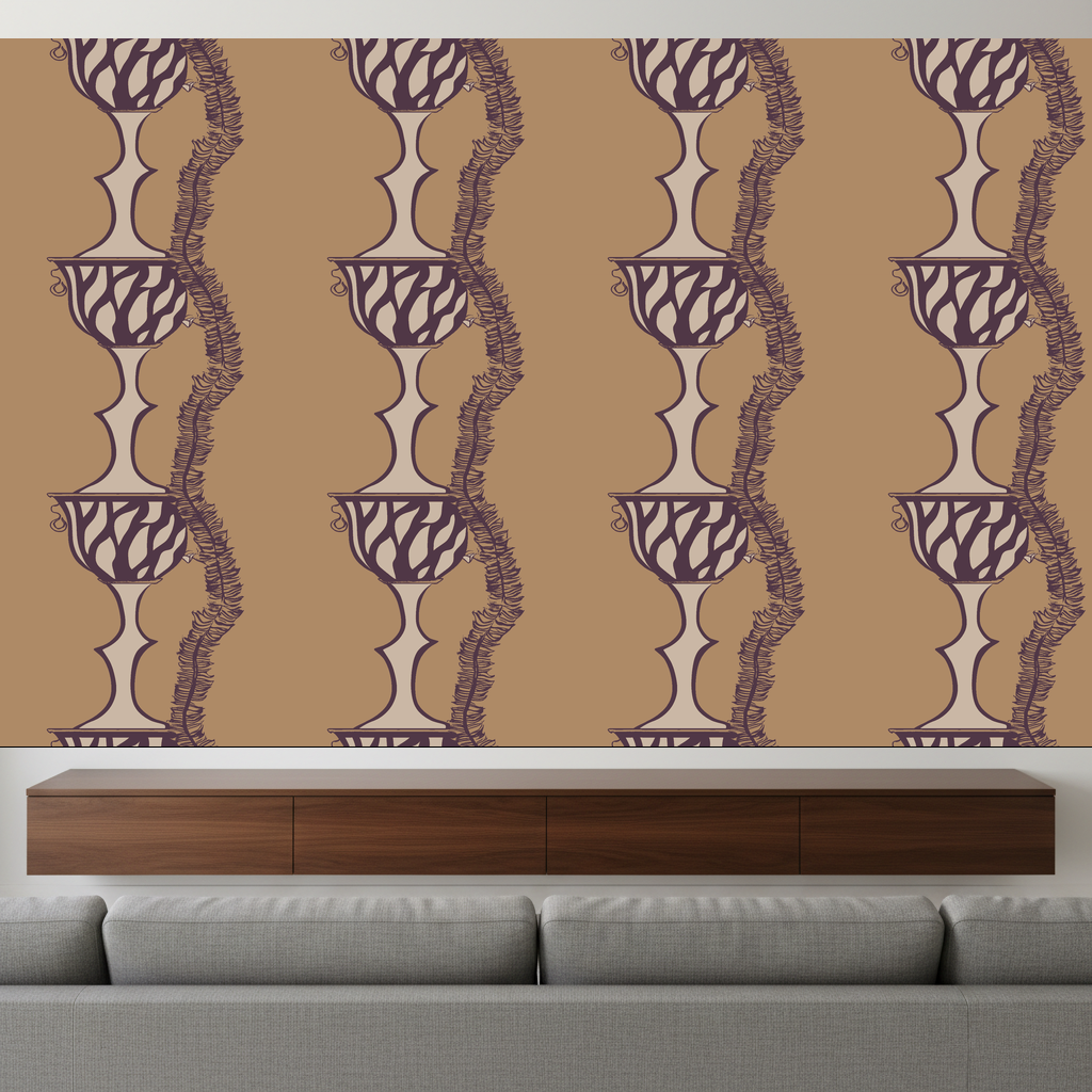 Giraffes Saunter in Amber — residential