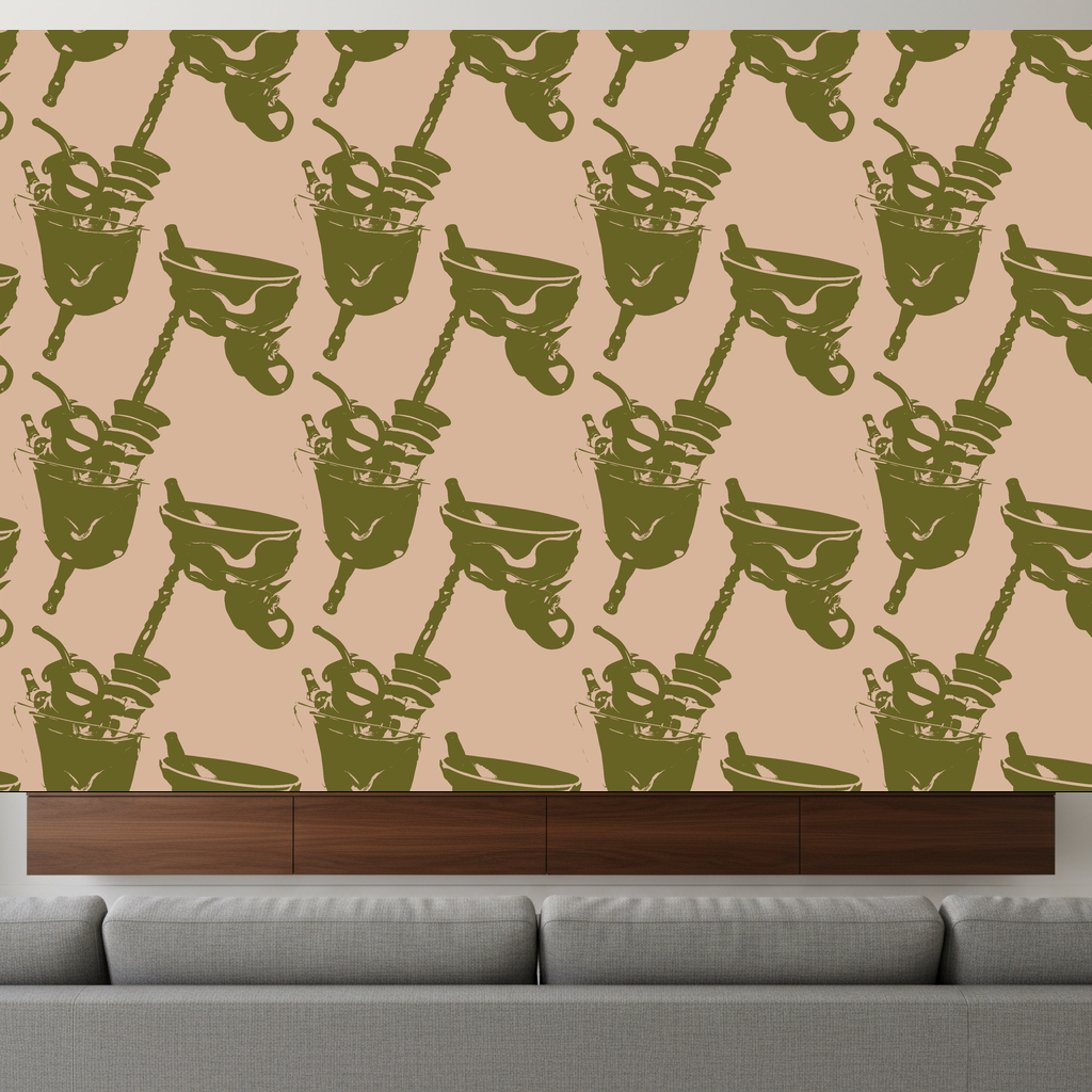 Orangutans Bacchanal in Apricot — residential