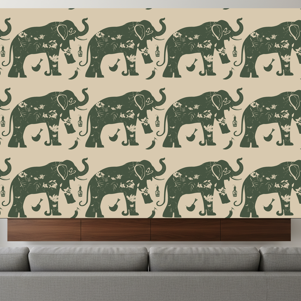 Elephants Toast in Chamois — residential