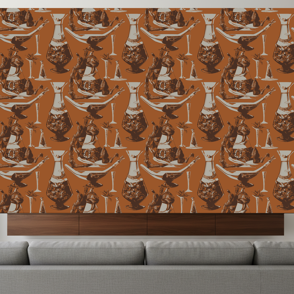 Giraffes Soirée in Amber — residential