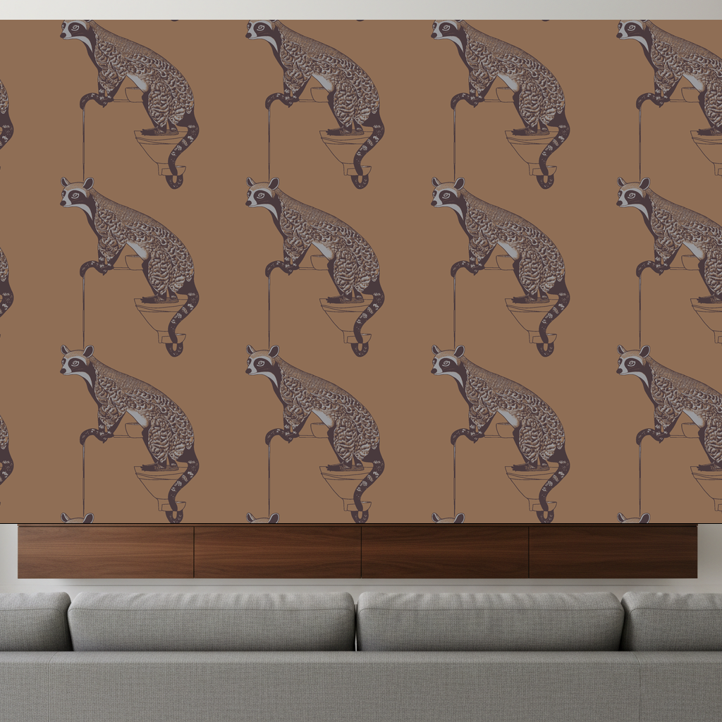 Raccoons Revel in Amber — residential