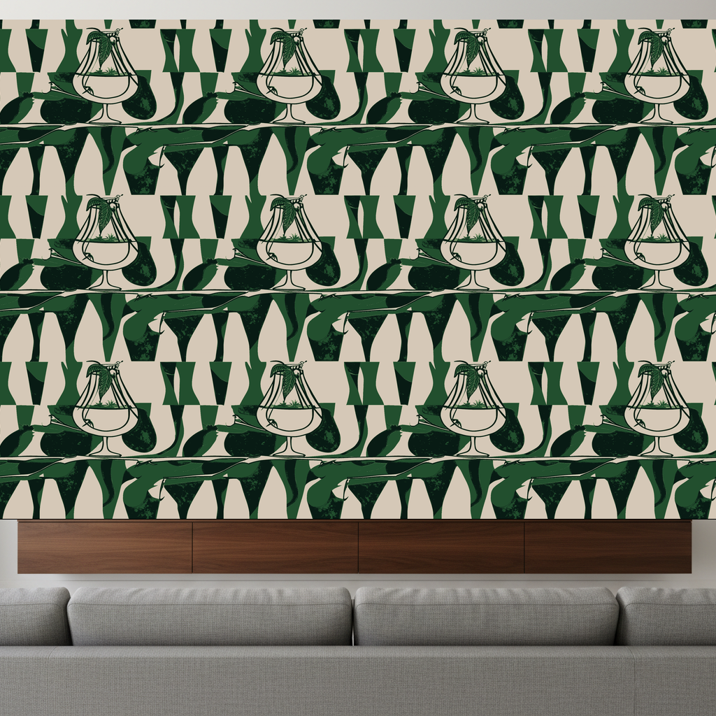 Macaws Carouse in Apricot — residential