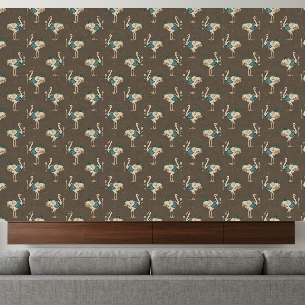 Ostriches Bacchanal in Honey — residential
