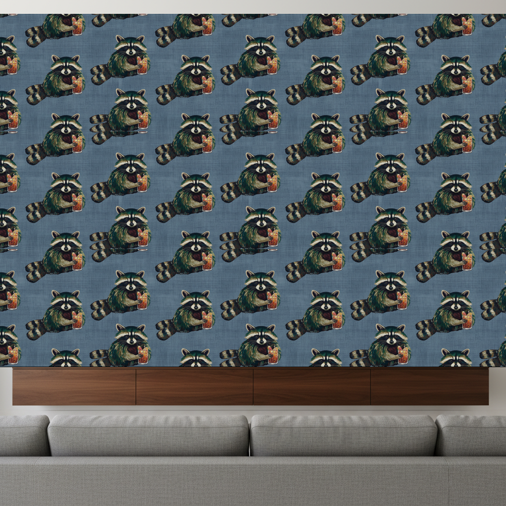 Raccoons Soirée in Eau de Nil — residential